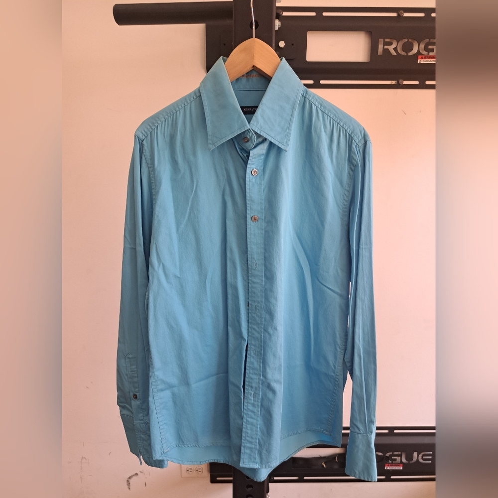 Kenneth Cole Men's large long sleeve button down dress shirt